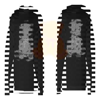 かわいいテディベア 長袖Tシャツ - Kawaiitshirt