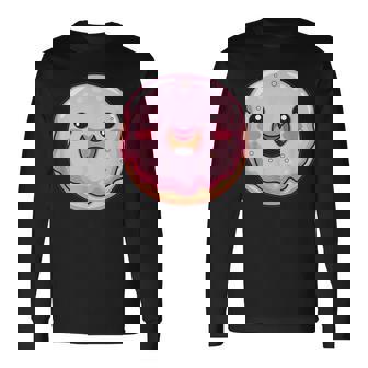 かわいいドーナツ I キッズ ドーナツ 長袖Tシャツ - Kawaiitshirt
