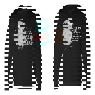 かわいいピジョン This Is My Book キャラクターコスチューム 読書用 長袖Tシャツ - Kawaiitshirt