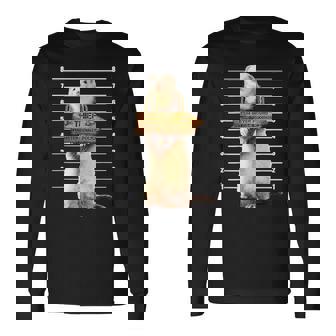 かわいいフェレット泥棒 面白い動物 長袖Tシャツ - Kawaiitshirt