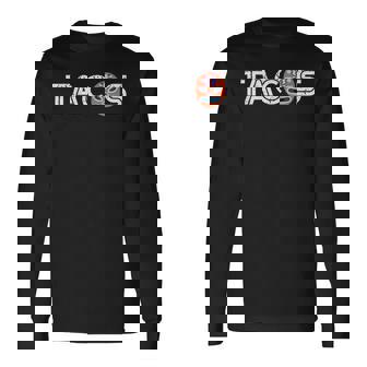 かわいいユニークなルチャリブレレスリングマスク タコスギフト 長袖Tシャツ - Kawaiitshirt