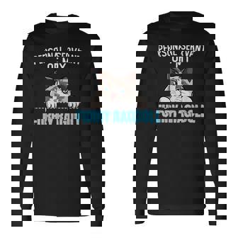 かわいいラグドール猫のデザイン-私のラグドールが大好き 長袖Tシャツ - Kawaiitshirt