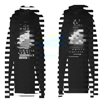 かわいい怠け者のシロクマの冬眠 長袖Tシャツ - Kawaiitshirt