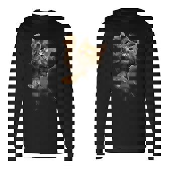 かわいい猫風 長袖Tシャツ - Kawaiitshirt