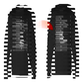 きのこ 建築 アート イラスト モチーフ きのこ 長袖Tシャツ - Kawaiitshirt