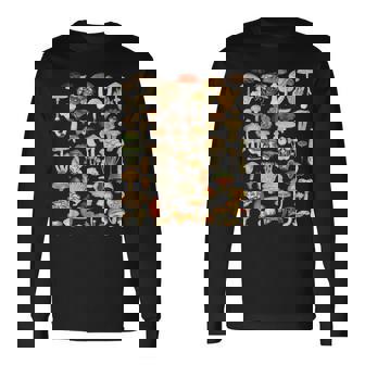 きのこシャツ菌類菌類採食きのこささやき Kinoko Koibito Gifuto 長袖Tシャツ - Kawaiitshirt