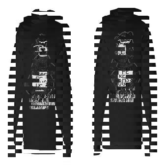 くま 熊 ベア ハグ 長袖Tシャツ - Kawaiitshirt