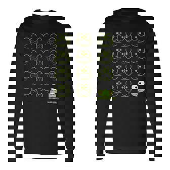 けろけろけろっぴ Usデザイン カオ 長袖Tシャツ - Kawaiitshirt