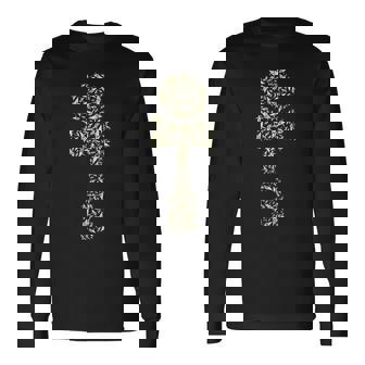 けん玉 日本の折り紙 カワイイ鶴 けん玉 長袖Tシャツ - Kawaiitshirt