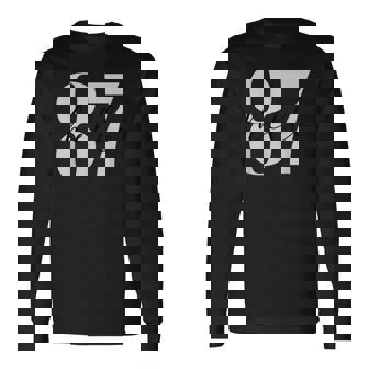 こんにちは 87歳誕生日ようこそ 87 長袖Tシャツ - Kawaiitshirt