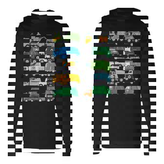 ごみ収集車 ゴミ ゴミ分別 コスチューム キッズ 幼児 長袖Tシャツ - Kawaiitshirt