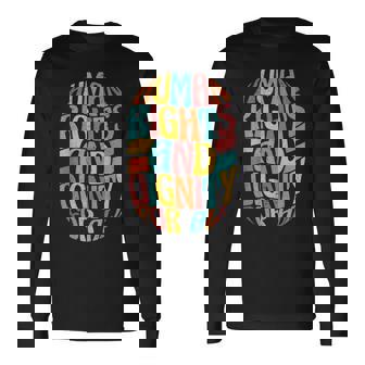 すべての人に人権と尊厳を 長袖Tシャツ - Kawaiitshirt