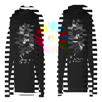 すべての愛する人々に平和 陽気なデザイン 長袖Tシャツ - Kawaiitshirt