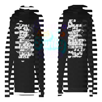 そのファンキーな音楽を再生 長袖Tシャツ - Kawaiitshirt