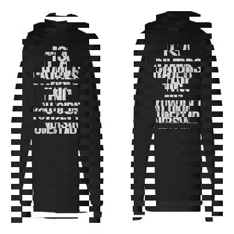 それは商工会議所のことだ（君には分からないだろう）-Chambers 長袖Tシャツ - Kawaiitshirt