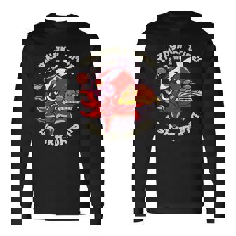 たこ焼きタイム 大阪 日本 タコスナック たこ焼き 長袖Tシャツ - Kawaiitshirt