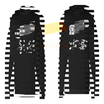 ちくわ 竹輪 Cikuwa おもしろ 長袖Tシャツ - Kawaiitshirt