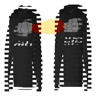 とんかつ 国産豚カツ 長袖Tシャツ - Kawaiitshirt