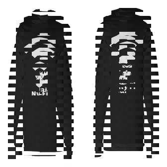 にゃいふぁい 猫 ネコ 猫好き ネコ好き ネコ飼い ネコの飼い主 猫飼い ネコママ ネコパパ ねこ 長袖Tシャツ - Kawaiitshirt