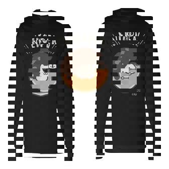 ねこぺん日和 ドーナツねこぺん ダークカラー 長袖Tシャツ - Kawaiitshirt