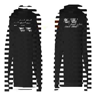 ねこシャー×１０ 長袖tシャツ 長袖Tシャツ - Kawaiitshirt