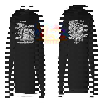 ねぶたデザイン ミナト 長袖Tシャツ - Kawaiitshirt