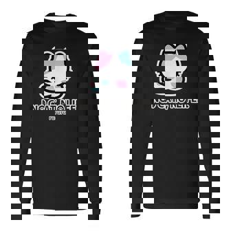 びーえするるる【Bsテレ東公式】No Cat No Life（ブラック） 長袖Tシャツ - Kawaiitshirt