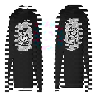 びーえするるる【Bsテレ東公式】カモフラージュ柄tシャツ（ブラック） 長袖Tシャツ - Kawaiitshirt