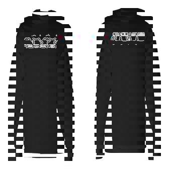 びーえするるる【Bsテレ東公式】全身360°イラストtシャツ（ブラック） 長袖Tシャツ - Kawaiitshirt