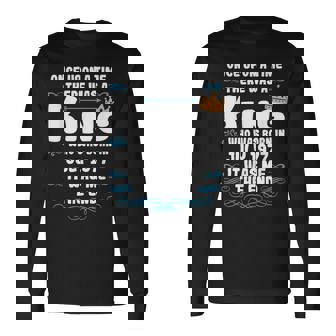 むかしむかし、王様がいました。1977年7月誕生日 長袖Tシャツ - Kawaiitshirt