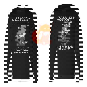 わたしはがんばらないおまえががんばれ ユニークなメッセージ 面白い おもしろ 長袖Tシャツ - Kawaiitshirt