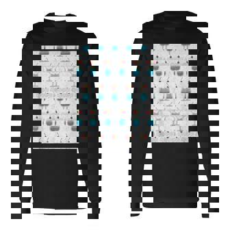 アイスクリームソーダ かわいい スイーツ 長袖Tシャツ - Kawaiitshirt