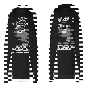 アイム・ジャスト・ア・ペブル・ダンディーズ・ワールド 長袖Tシャツ - Kawaiitshirt