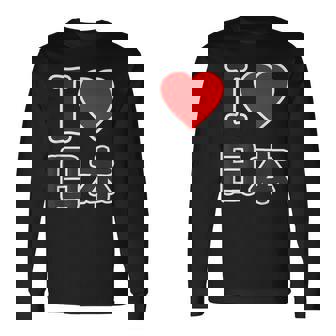 アイラブ 日本（I Love ニッポン）大きな文字 Japan Nippon【世界の都市】ジモtティ メッセージ・面白 長袖Tシャツ - Kawaiitshirt