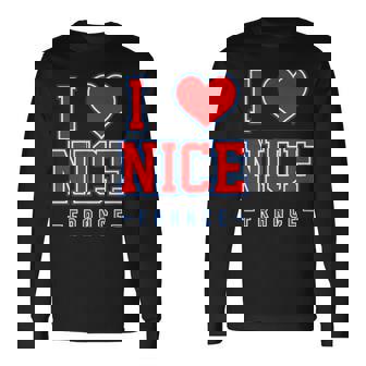 アイラブニースフランス 長袖Tシャツ - Kawaiitshirt