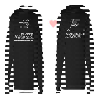 アイラブ・Amami 奄美大島（I Love ハート）【47都道府県】Jimo-T ジモティ お土産 面白い 長袖Tシャツ - Kawaiitshirt