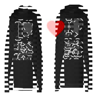 アイラブ・渋谷（I Love ハート）渋谷区 Big 大きな文字【東京23区】ジモtティ 面白い 長袖Tシャツ - Kawaiitshirt