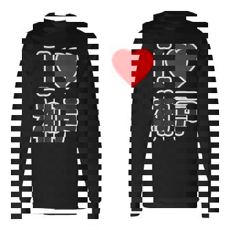 アイラブ・神戸（兵庫県）（I Love ハート）Big 大きな文字【47都道府県】ジモtティ お土産 面白い 長袖Tシャツ - Kawaiitshirt