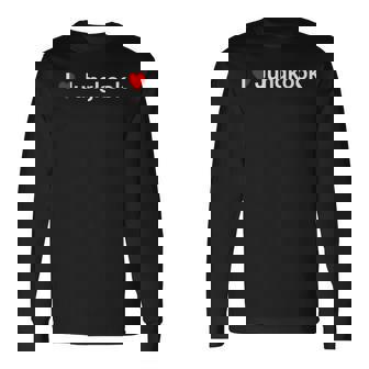 アイ・ハート・ジョングク 長袖Tシャツ - Kawaiitshirt