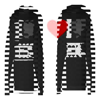 アイ・ラブ Hk アイハート香港 長袖Tシャツ - Kawaiitshirt