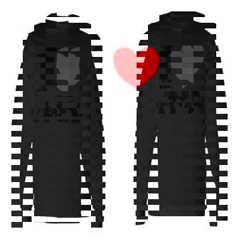 アイ・ラブ・アーニャ 長袖Tシャツ - Kawaiitshirt