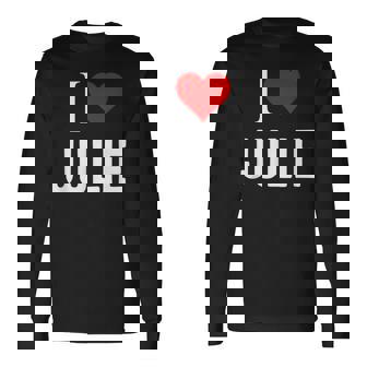 アイ・ラブ・ジュリー 長袖Tシャツ - Kawaiitshirt