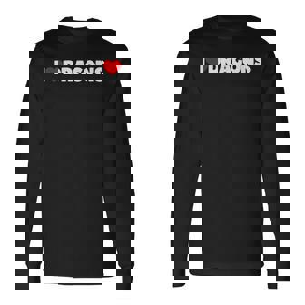 アイ・ラブ・ドラゴンズ 長袖Tシャツ - Kawaiitshirt