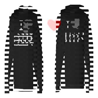 アイ・ラブ・ビール 長袖Tシャツ - Kawaiitshirt