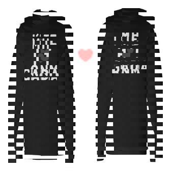 アイ・ラブ・ホット・グランマ-アイ・アム・ザ・ホット・グランマ 長袖Tシャツ - Kawaiitshirt