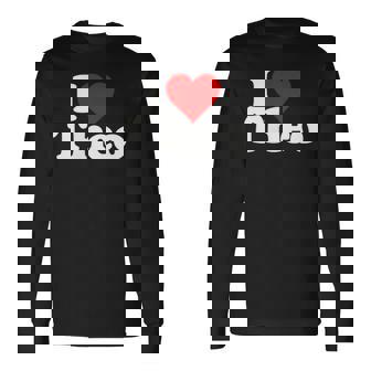 アイ・ラヴ・ハート・テオ・セオドア 長袖Tシャツ - Kawaiitshirt