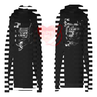 アイ・ラヴ・ミー 長袖Tシャツ - Kawaiitshirt