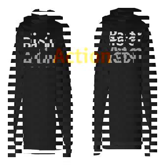 アクションへのバイアス 長袖Tシャツ - Kawaiitshirt