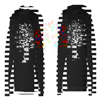 アジア国旗tシャツ、ベトナムのアジア地図デザイン 長袖Tシャツ - Kawaiitshirt