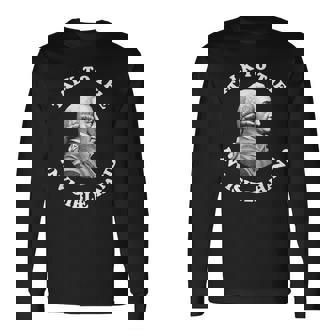 アダム・スミスが見えざる手経済学の教師と話す 長袖Tシャツ - Kawaiitshirt